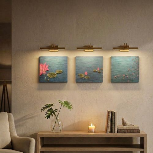 Lotus Pond Triptych