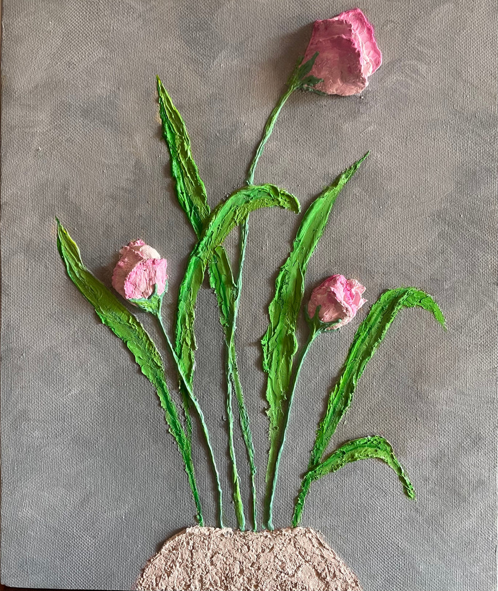 Blush & Basalt Tulips