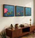 Lotus Pond Triptych